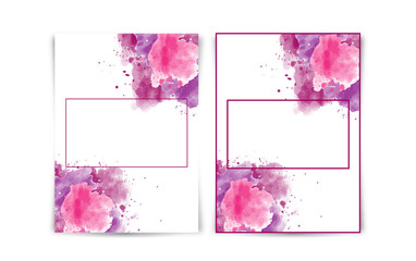 Watercolor Background Card