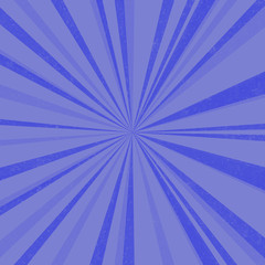 Abstract blue background with sun rays