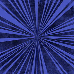 Obraz premium Abstract background with blue vintage rays