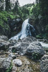 Gollinger Waterfall in austria during Spring © Maximilian