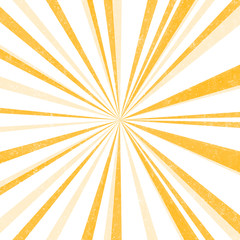 Abstract background with retro orange rays