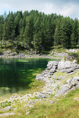 Fototapeta na wymiar Seven lakes valley in Triglav National Park, Slovenia 