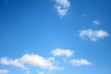 Fototapeta na wymiar beautiful day blue sky and clouds