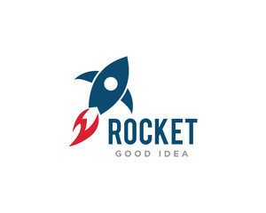 Rocket Logo Icon Design Vector