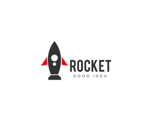 Rocket Logo Icon Design Vector