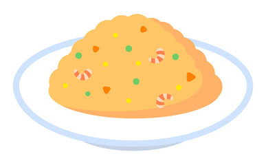 エビピラフ　イラスト