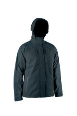 Modern men's warm jacket isolate on a white background. Casual wear. Jacket for sports and leisure.
