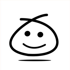 Smiley Face Vector Illustration. Happy Icon