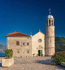 Fototapeta na wymiar View on the old town of Perast, Montenegro