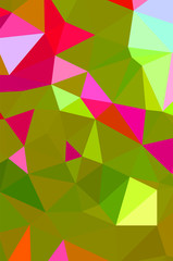 Yellow vivid polygonal vector background.  geometric vector illustration. creative design template