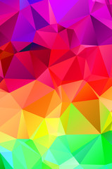 Geometric designs. Vector, multicolor geometric background. Triangles, vivid in the style of cubism