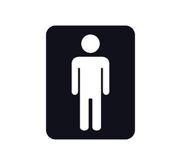People icon ,toilet sign vector logo template