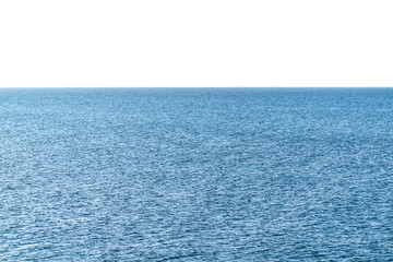 Fototapeta na wymiar Blue sea with the skyline