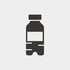 water bottle vector icon hygiene and hydrate