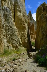 Clay Cliffs bei Omarama in Neuseeland Südinsel