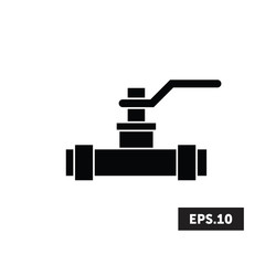 Plumbing Icon, Faucet sign/symbol vector