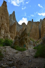 Clay Cliffs bei Omarama in Neuseeland Südinsel