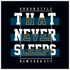 new york city typography t shirt graphic design,vector  illustration