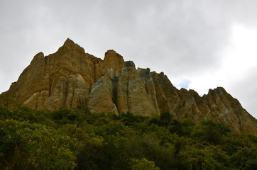 Clay Cliffs bei Omarama Neuseeland Südinsel