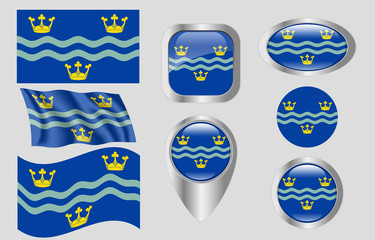 Flag of Cambridgeshire, England
