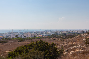 View to Ayia Napa from high hill