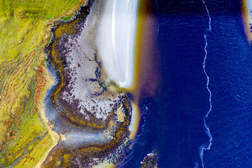 The paradisiac coast between Lettermacaward and Portnoo in County Donegal - Ireland.