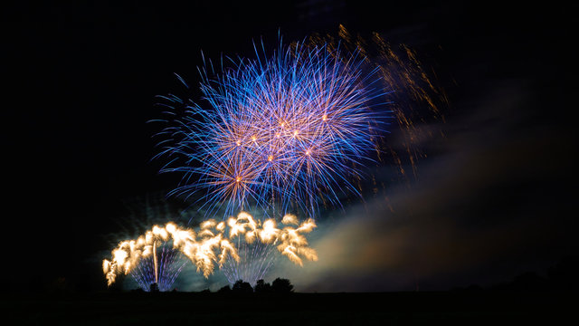 Feuerwerk Scharnhauser Park