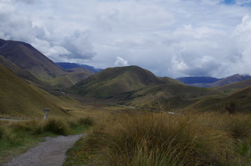 Lindis Pass Neuseeland Südinsel