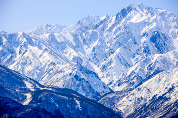 Hakuba Goryu mountain in Nagano