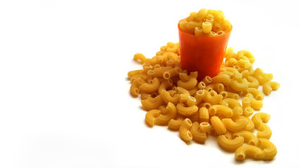 Macaroni with small Cup
