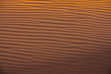 Waves of Sand Texture, Dunes of the Desert.