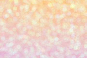 abstract pink with yellow bokeh texture background