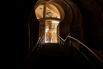 Abandoned Water Park Stair Case