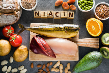 Foods high in Niacin (Vitamin B3)