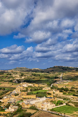 Fototapeta na wymiar Gozo Island Landscape In Malta