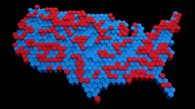 USA election map
