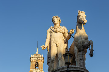 The Capitolium or Capitoline Hill, in Rome, Italy