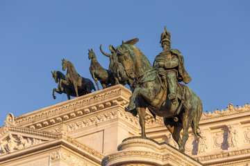 Obraz premium Victor Emmanuel II Monument, in Rome