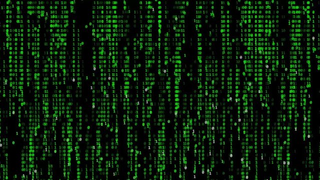 Matrix code background - loop