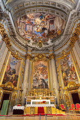 Fototapeta na wymiar Church of St. Ignatius of Loyola, Rome, Italy