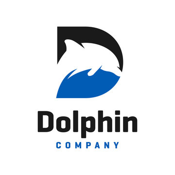 dolphin logo design