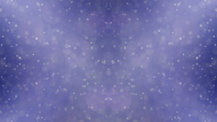 Abstract shiny dust particles on purple and blue.