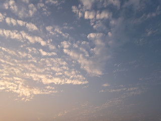 beautiful clouds before sunset background