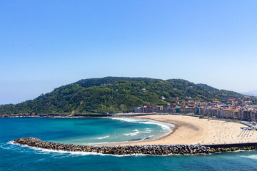 Fototapeta premium view of san sebastian