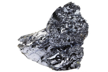 99.99% fine osmium isolated on white background