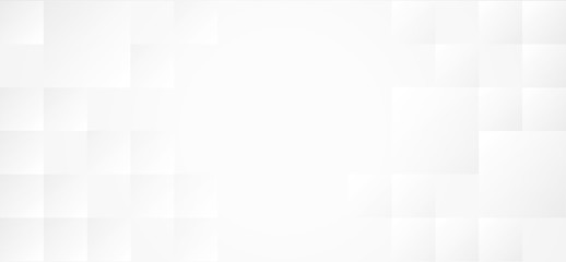 Abstract. Embossed square white background. light and shadow . Vector.