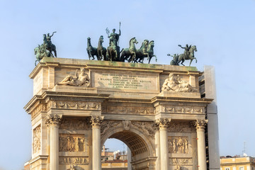 Fototapeta na wymiar arc de triomphe