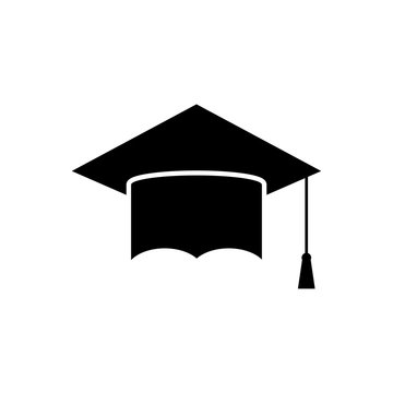 School Hat Student Cap Isolated Icon Vector