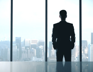 Fototapeta premium Businessman standing in office