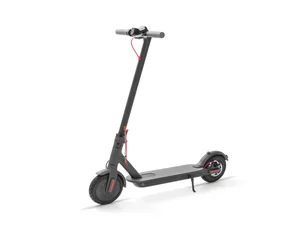 Foto op Plexiglas Eco alternative transport concept -Electric scooter on white background, including clipping path © wabeno